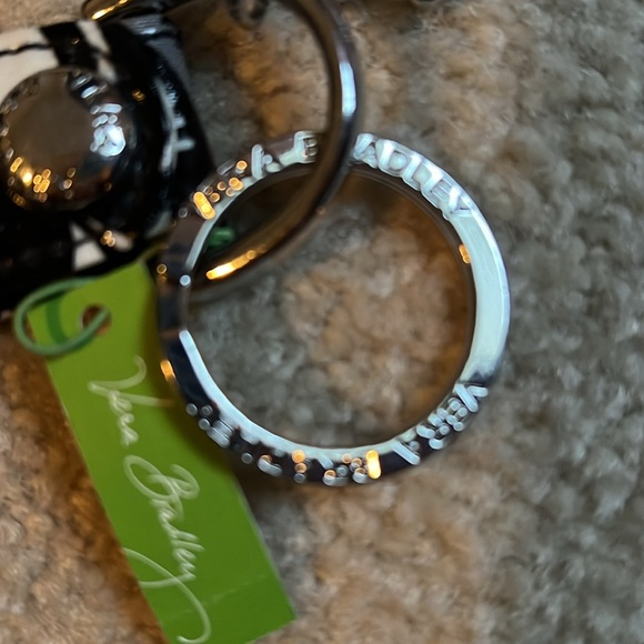 NEW Vera Bradley Loop Keychain in Fanfare - Picture 2 of 4